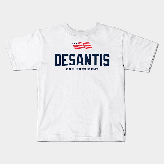 Ron DeSantis For President 2024 Kids T-Shirt by MAR-A-LAGO RAIDERS